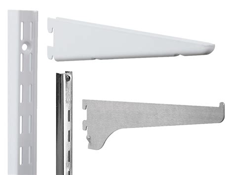 white metal shelf brackets|adjustable shelf brackets white.